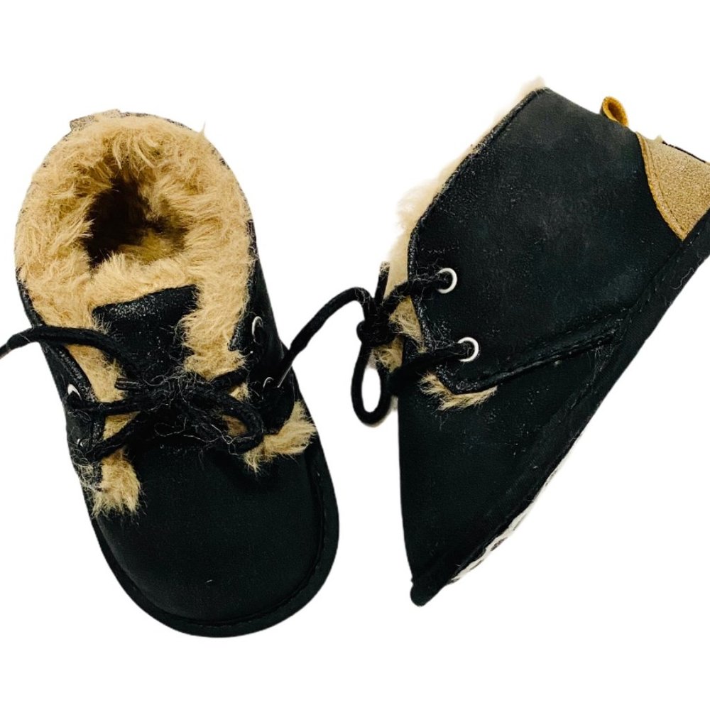 Romulus Faux Fur Lined Infant Shoes